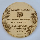 Invitation de Mariage - Ronde